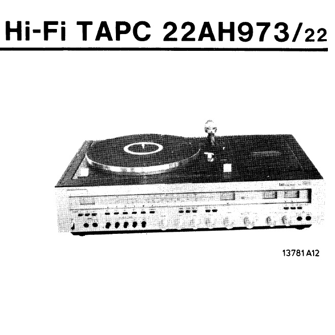 Philips 22AH973 aandrijfsnaren set